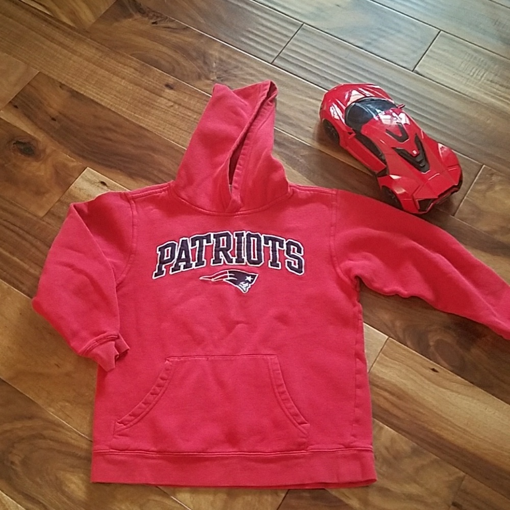 Patriots team football sweatshirt sz medium kids